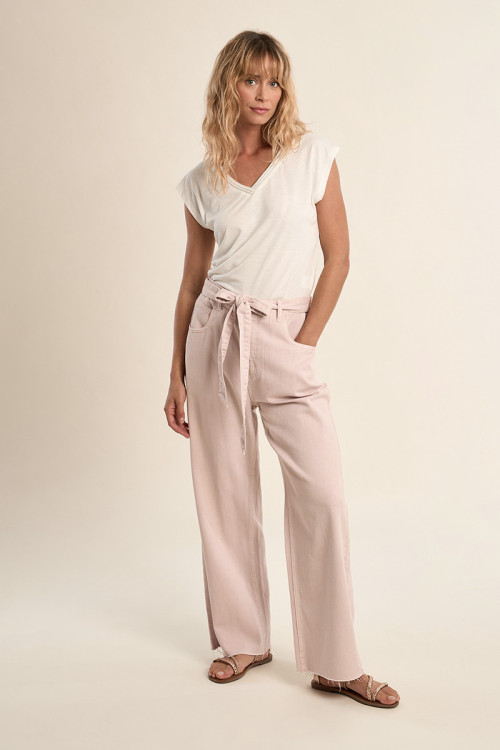 Straight Tie Jeans