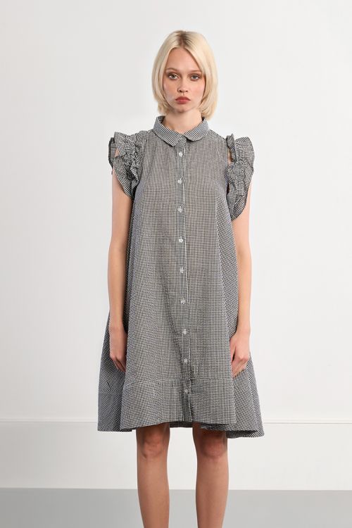 Robe chemise vichy