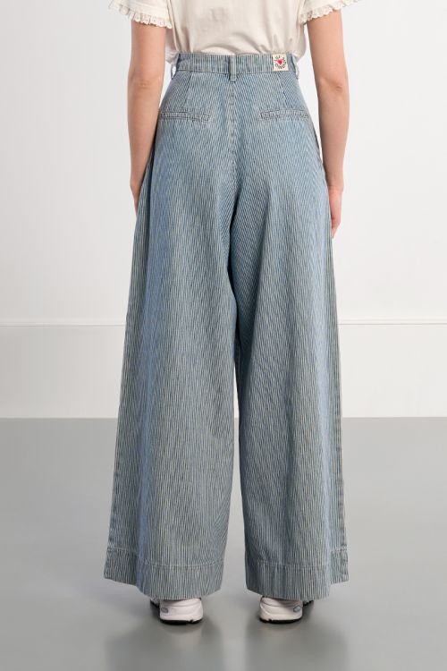 Pinstripe jeans