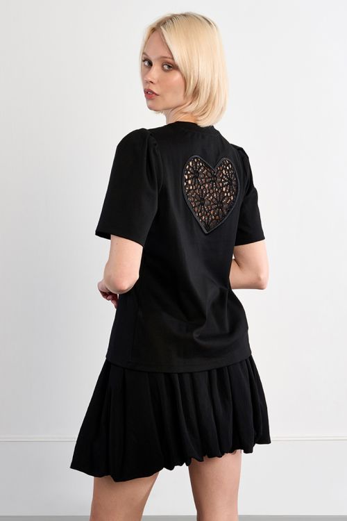 T-shirt en coton Cœur