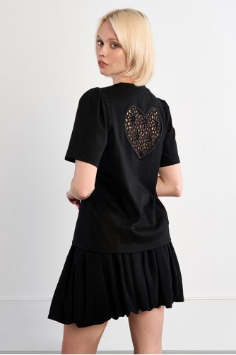 T-shirt en coton Cœur