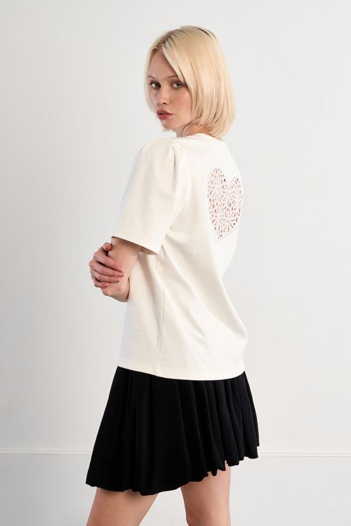 T-shirt en coton Cœur