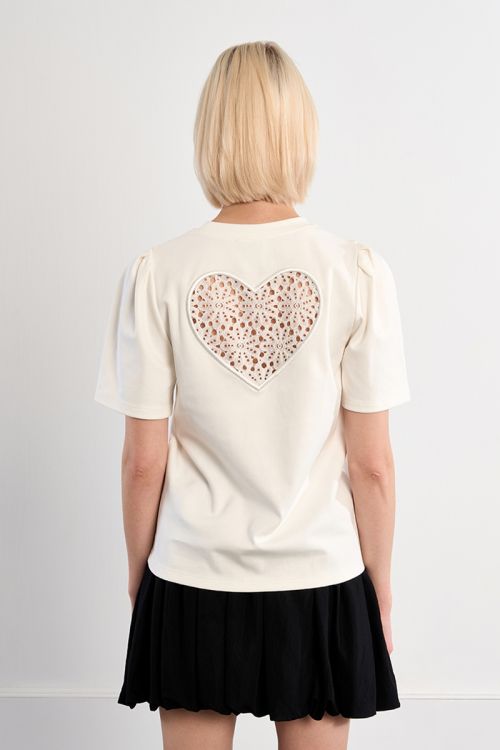 T-shirt en coton Cœur