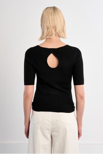 Ribbed knit top