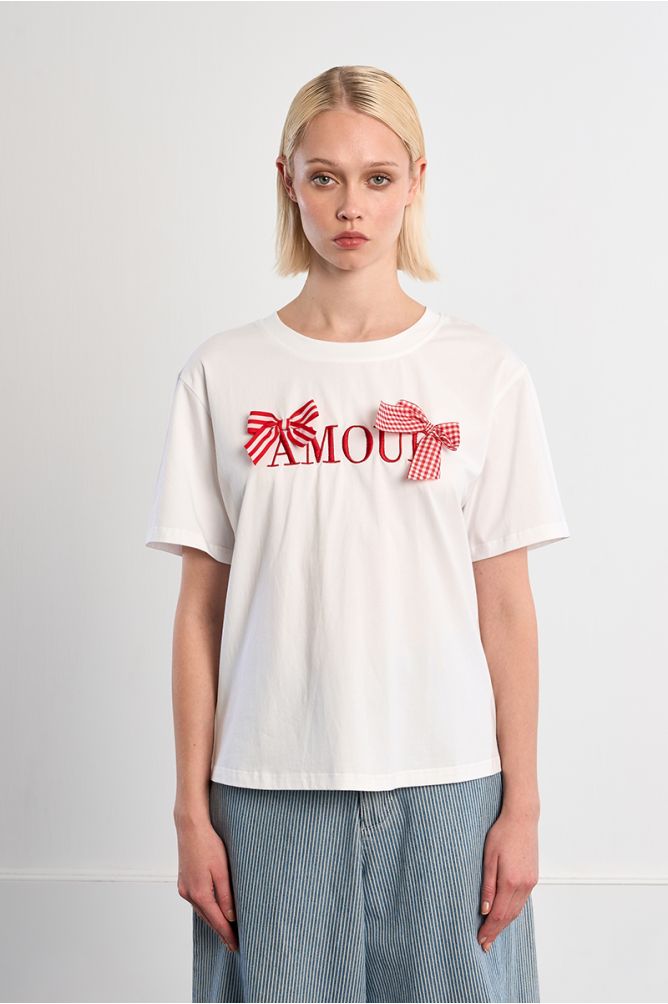 Cotton T-shirt "Amour"