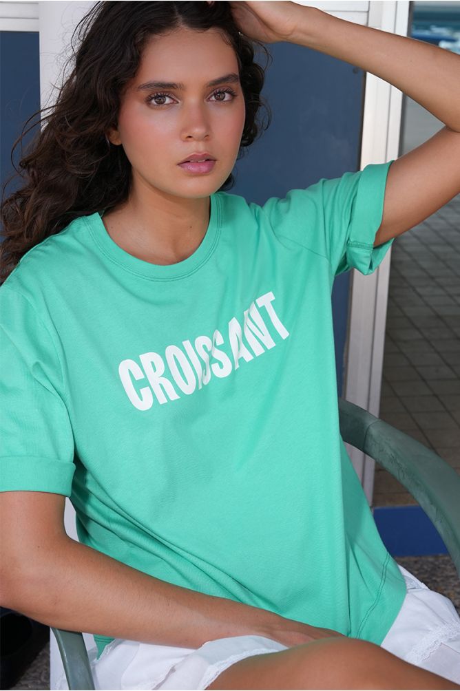 T-shirt oversize "Croissant"