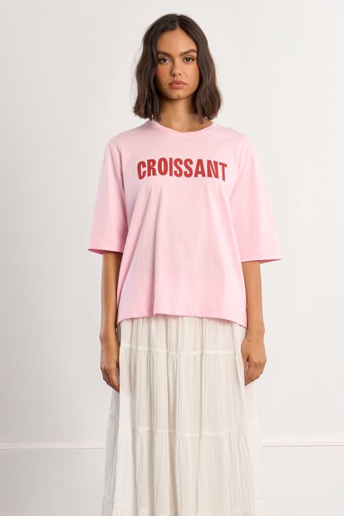 Oversized T-shirt "Croissant"