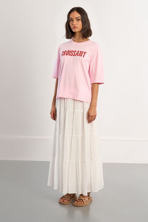 Oversized T-shirt "Croissant"