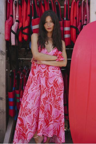 Robe maxi et asymétrique Playa