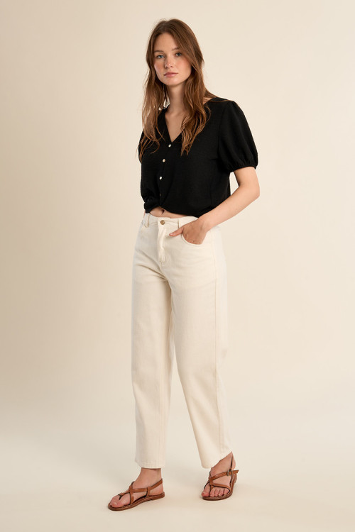 Straight pants