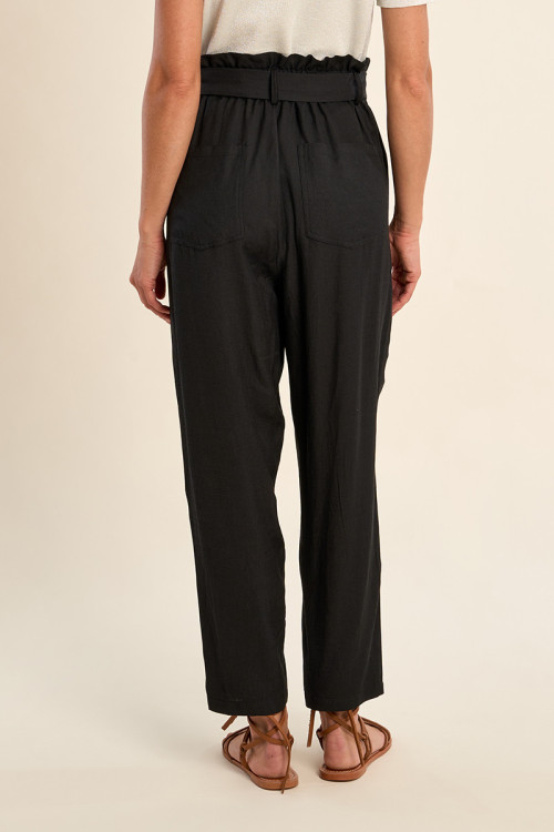 Paperbag waist trousers
