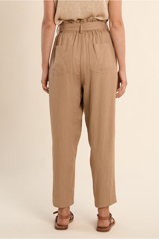 Paperbag waist trousers