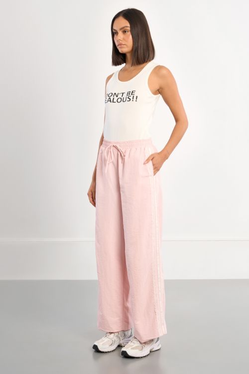 Pantalon de survêtement en nylon et en dentelle