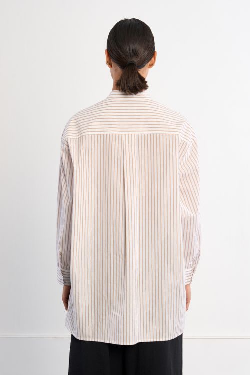Chemise col Mao en coton