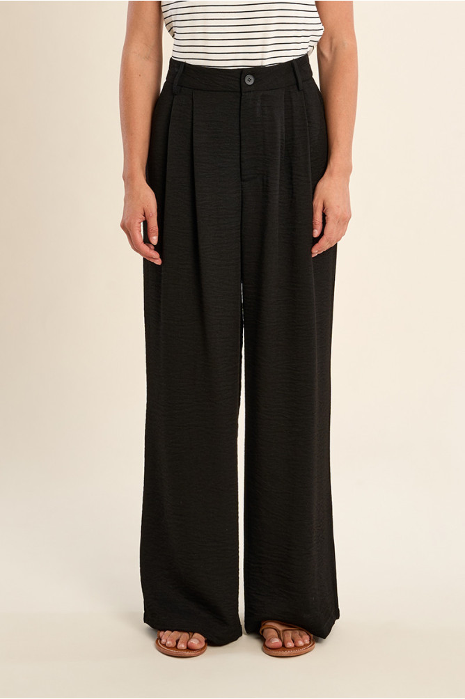 Pantalon de tailleur, large