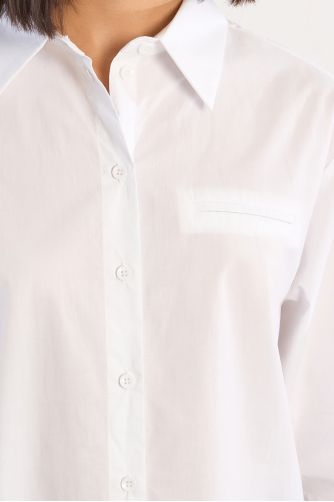 Large chemise en coton