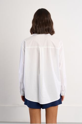 Large chemise en coton
