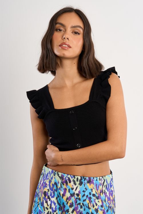 Top en maille basique