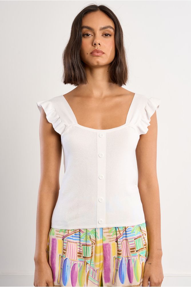 Top en maille basique