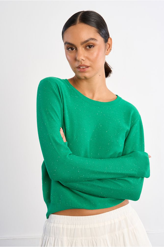 Pull basique à strass