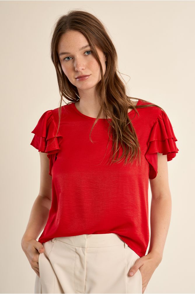 Short-sleeved top