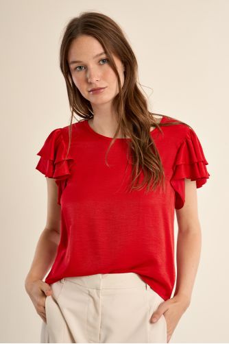 Short-sleeved top
