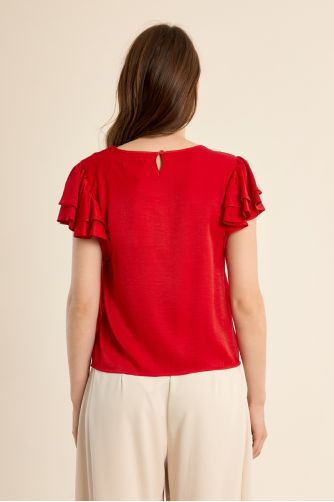 Short-sleeved top