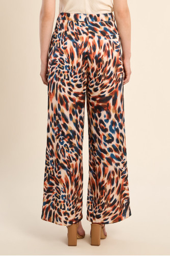 Straight trousers, printed