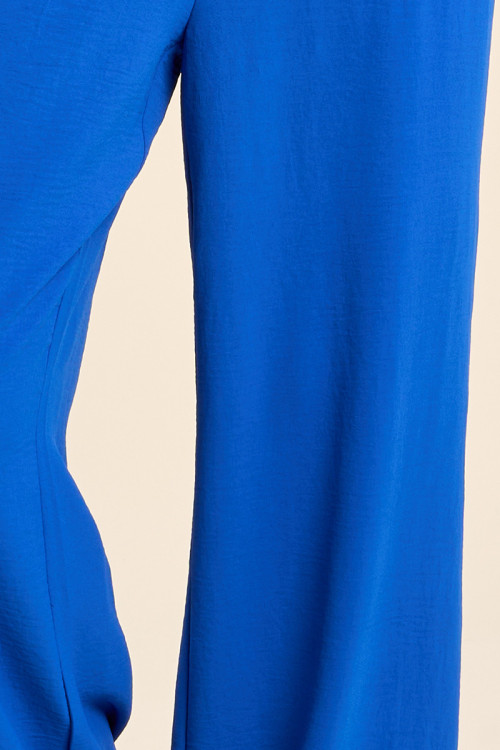 Pantalón de mujer largo, tiro muy alto.