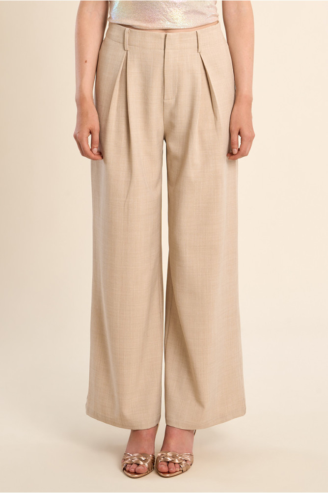 Pantalon large à pinces