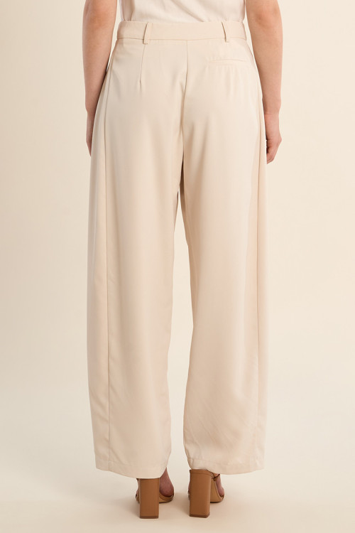 Pantalón de mujer largo, detalle pinzas.