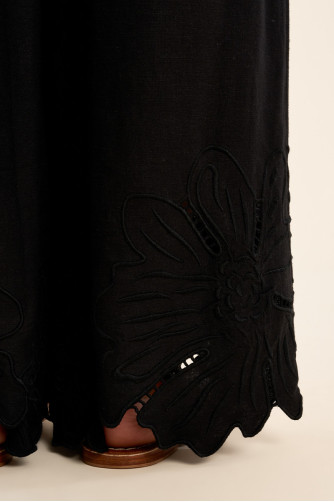 Straight-leg trousers, made of cotton