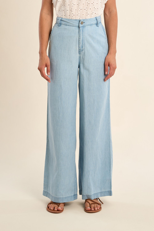 Pantalón de mujer largo, vaquero.