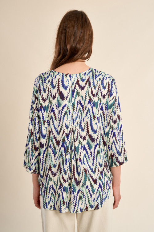 Top imprimé graphique