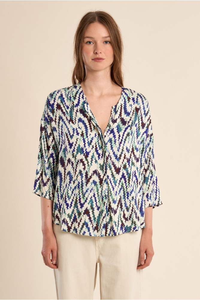 Top imprimé graphique