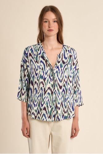 Top imprimé graphique