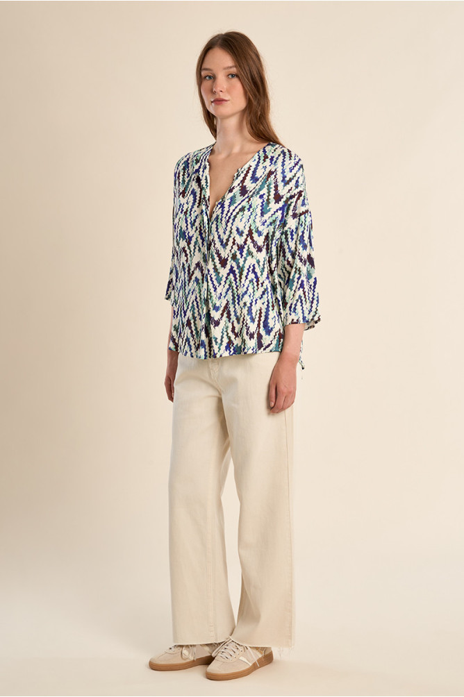 Top imprimé graphique