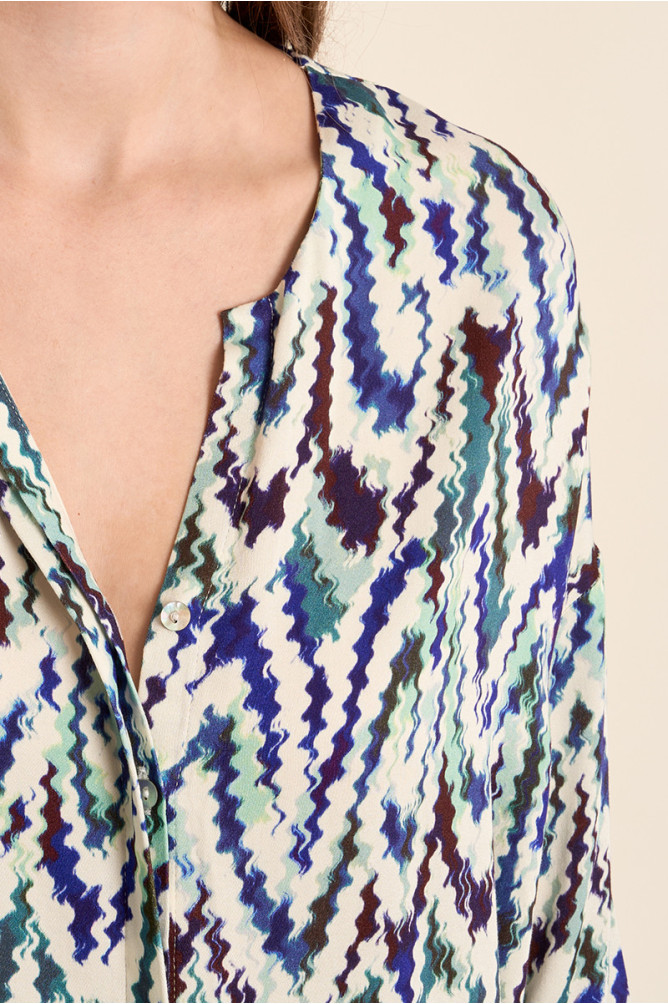 Top imprimé graphique