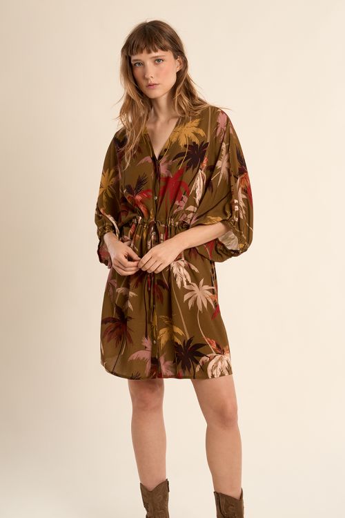 Short dress, printed