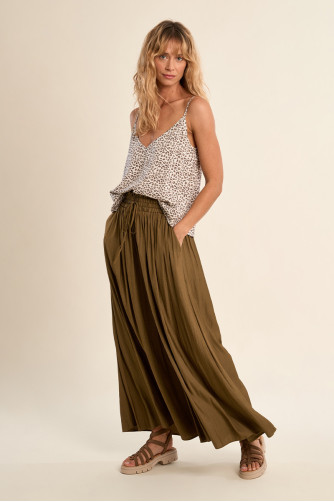 Leopard print camisole