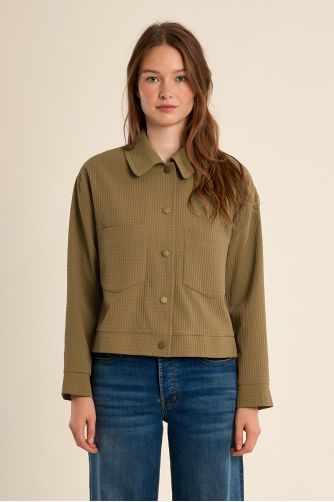 Veste matelassée, droite