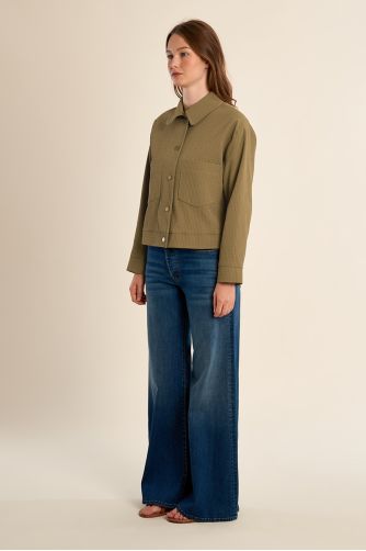 Veste matelassée, droite