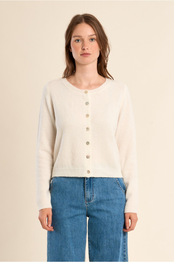 Cardigan en maille, boutonné