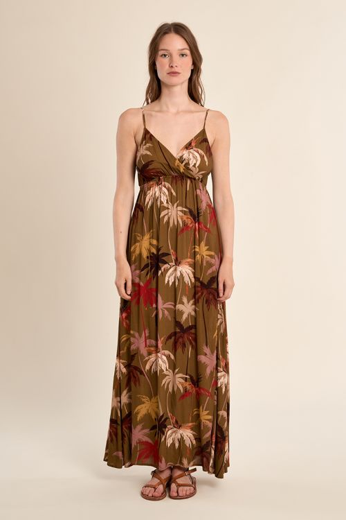 Maxi dress, printed