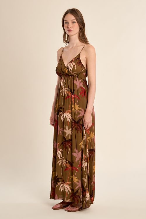 Maxi dress, printed