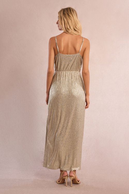 Long, iridescent dress