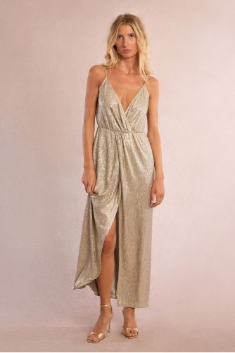 Long, iridescent dress