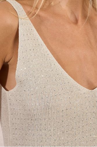 Rhinestone tank top