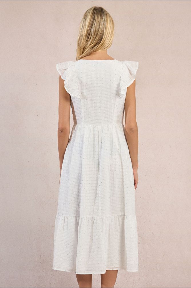 Robe longue à strass