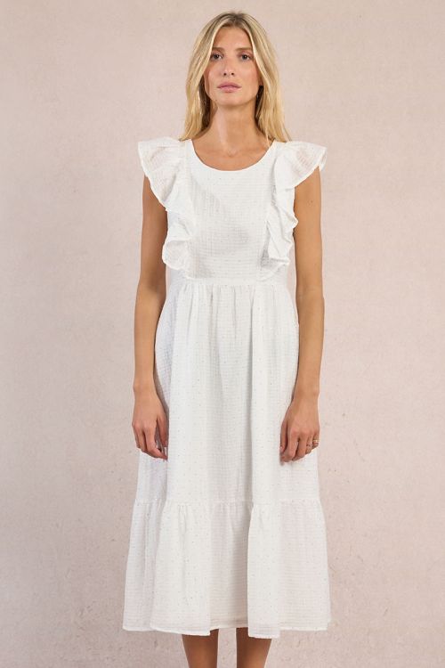 Long dress with rhinestones